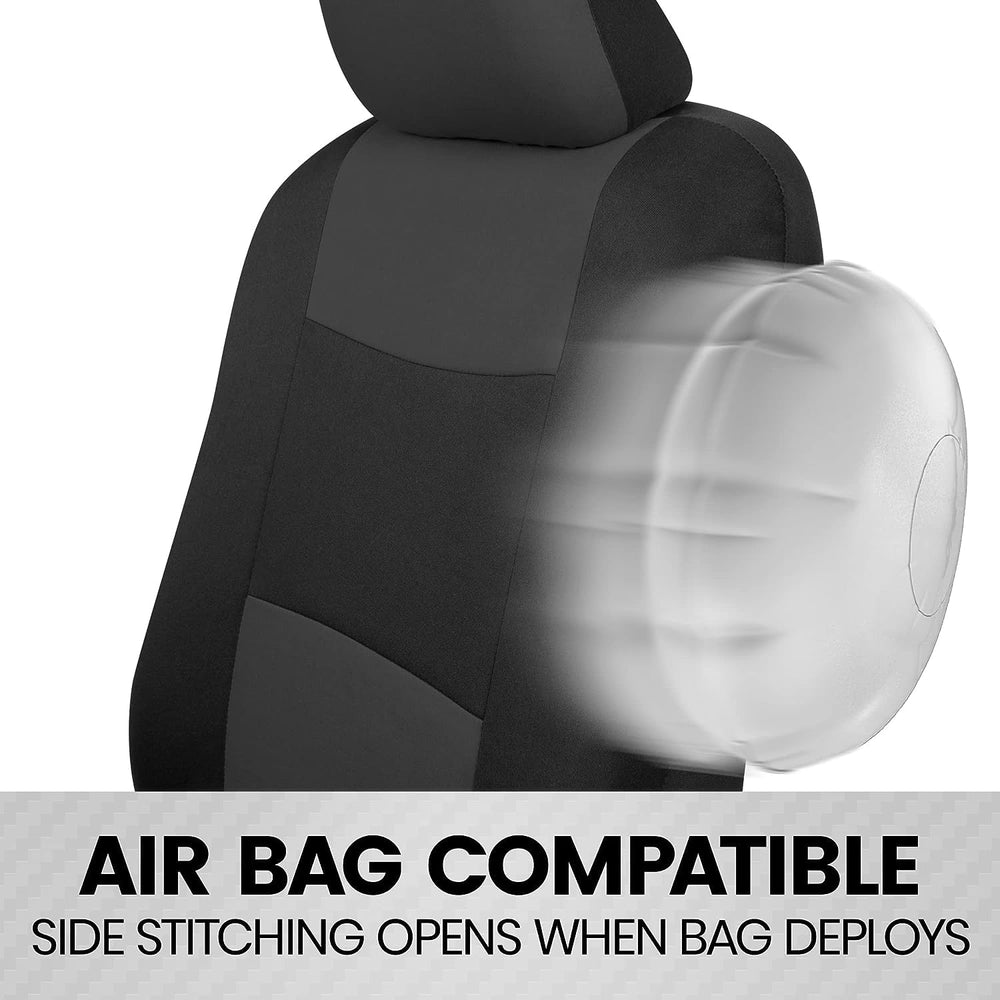 BDK PolyPro headrest and stitched accents for stylish seat upgrade