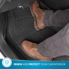 BDK rear mat full-width view illustrating trunk-to-cabin coverage benefits