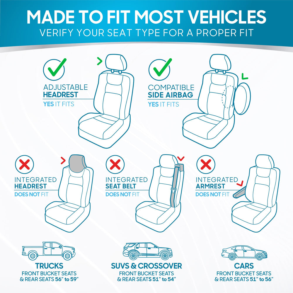 BDK rear bench cover installed offering full-seat protection and fit