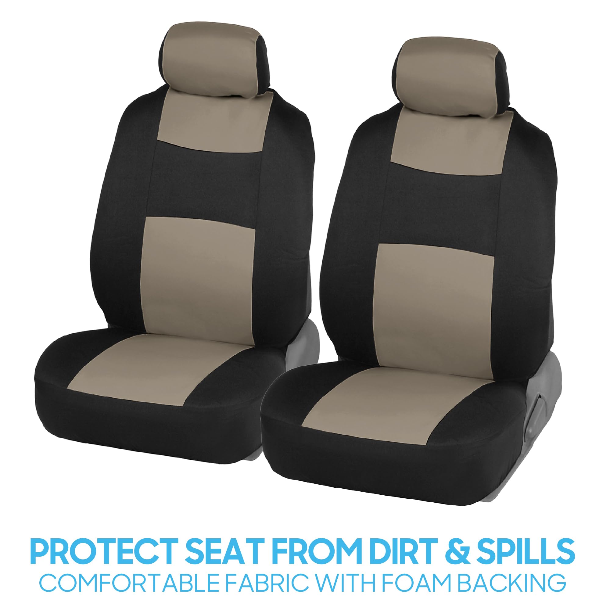 BDK rear split bench cover installed offering full-seat protection