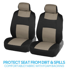 BDK rear split bench cover installed offering full-seat protection