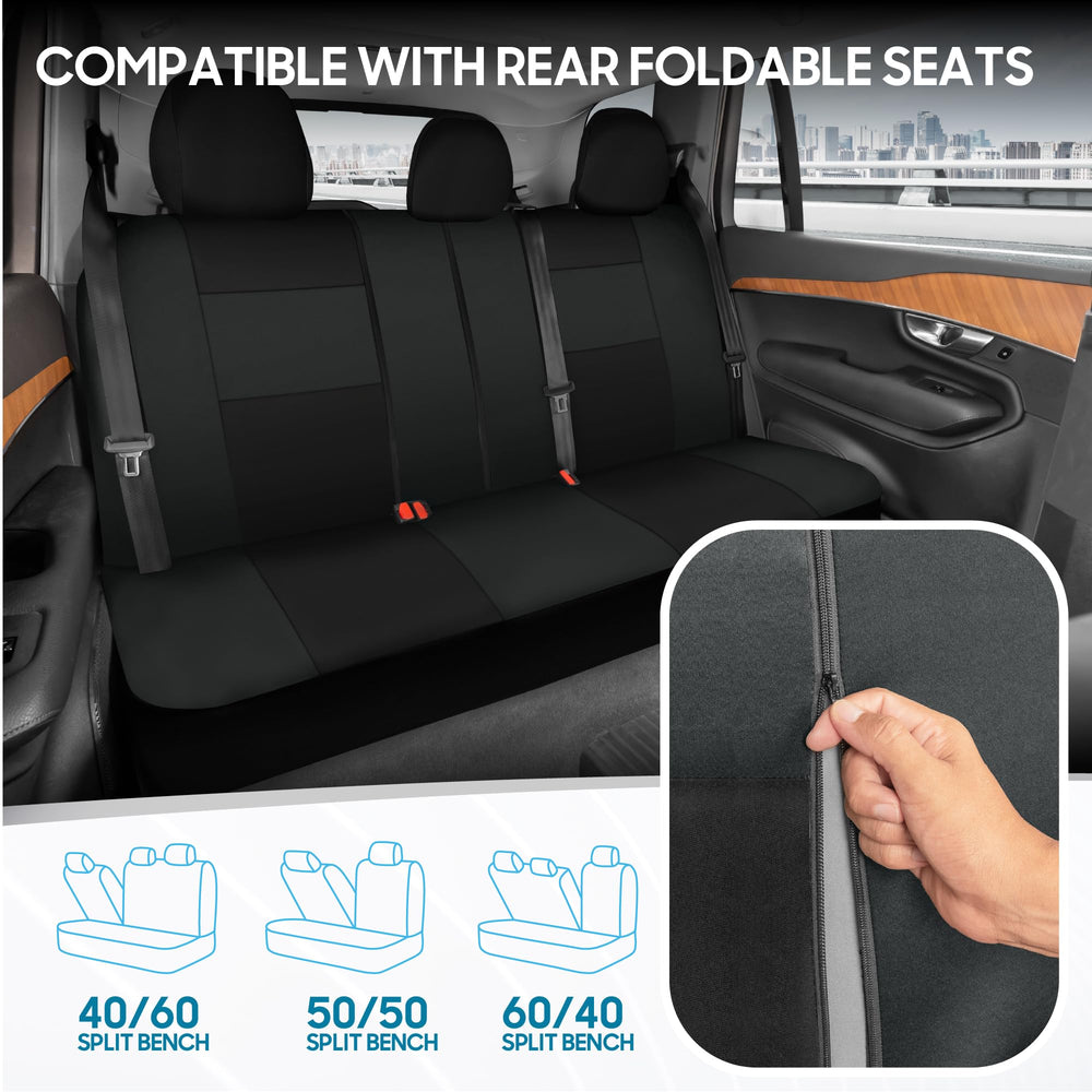 BDK headrest covers detail showing neat fit and consistent interior style