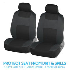 BDK rear split bench cover installed showing full-coverage protection for seats
