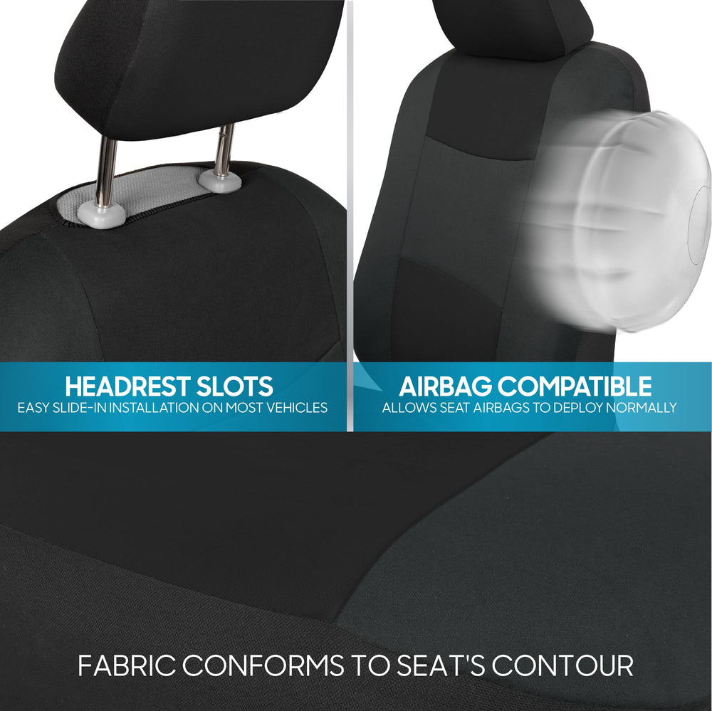 BDK size comparison next to standard seat showing true-to-fit scale and coverage