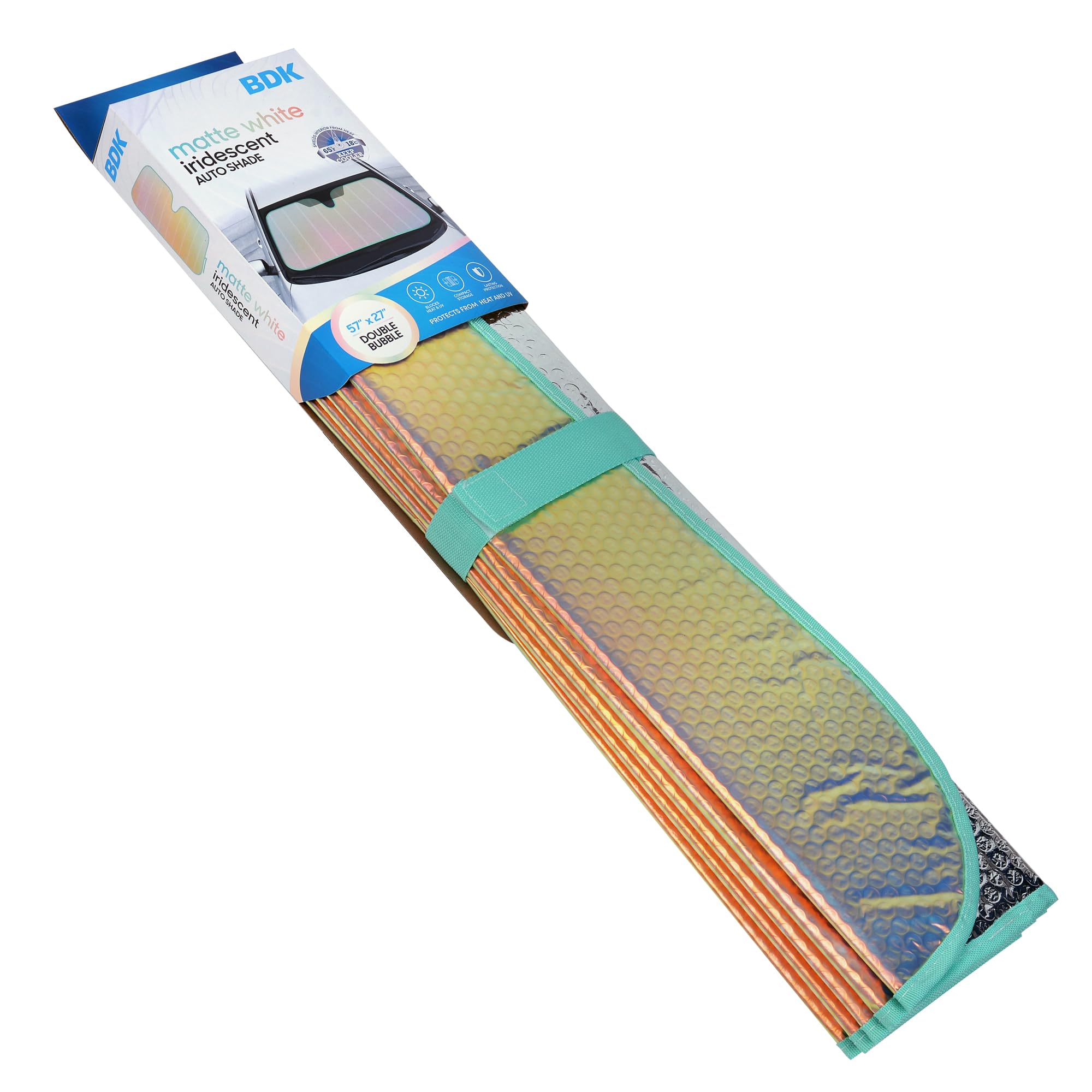 BDK reversible sides shown to illustrate two-way use and reflective protection