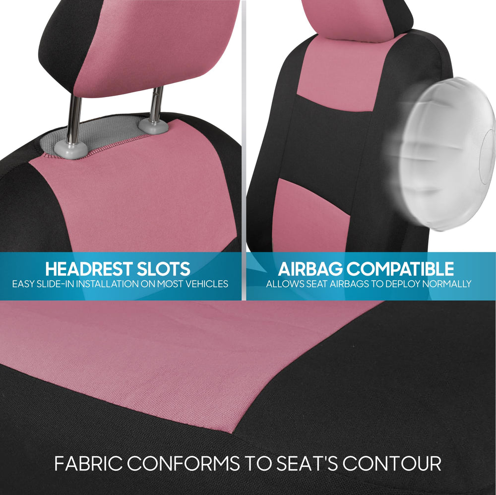 BDK seat covers in pickup truck interior protecting seats during heavy use