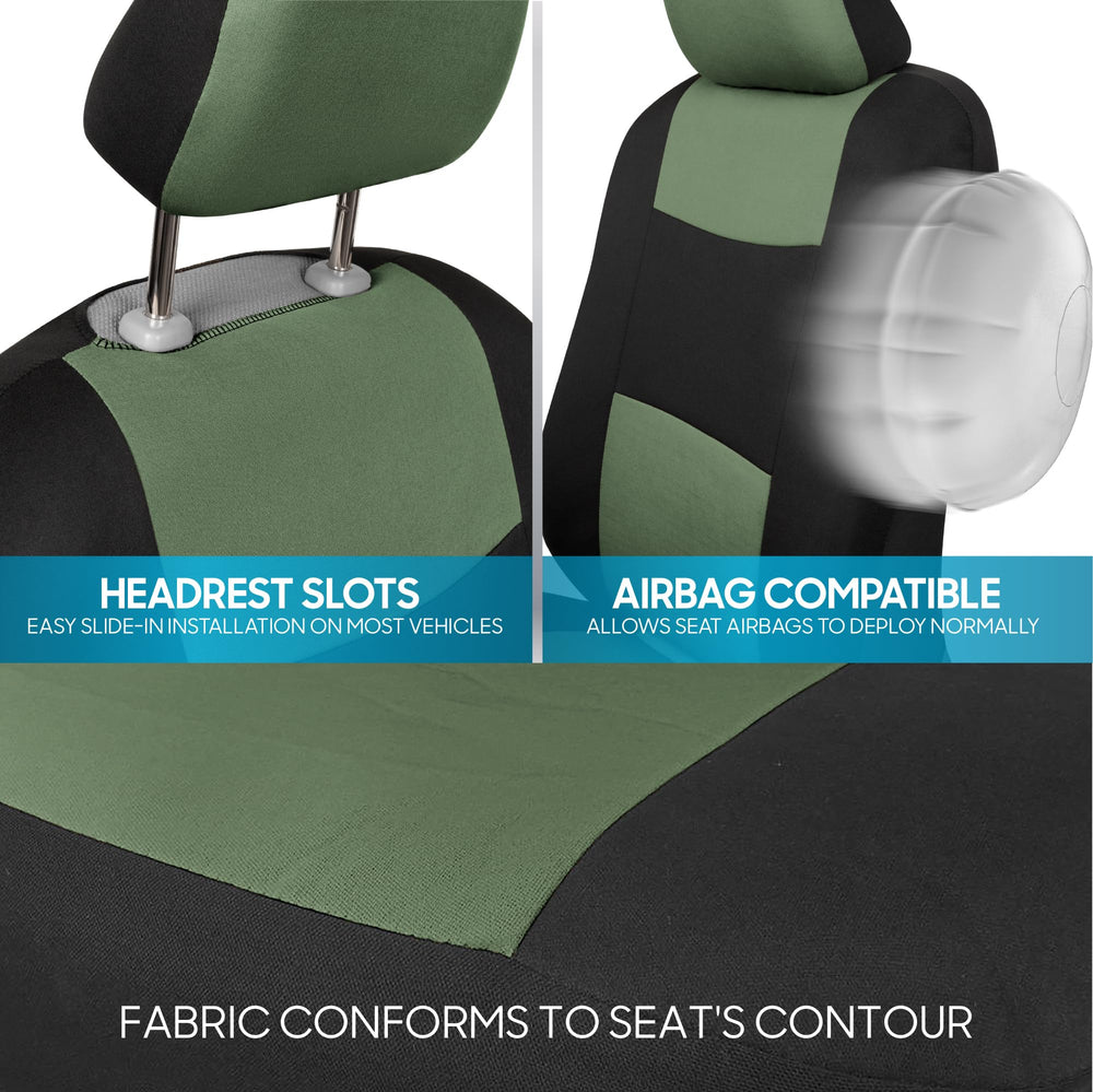 BDK seat covers in truck cabin showing rugged fit and style upgrade