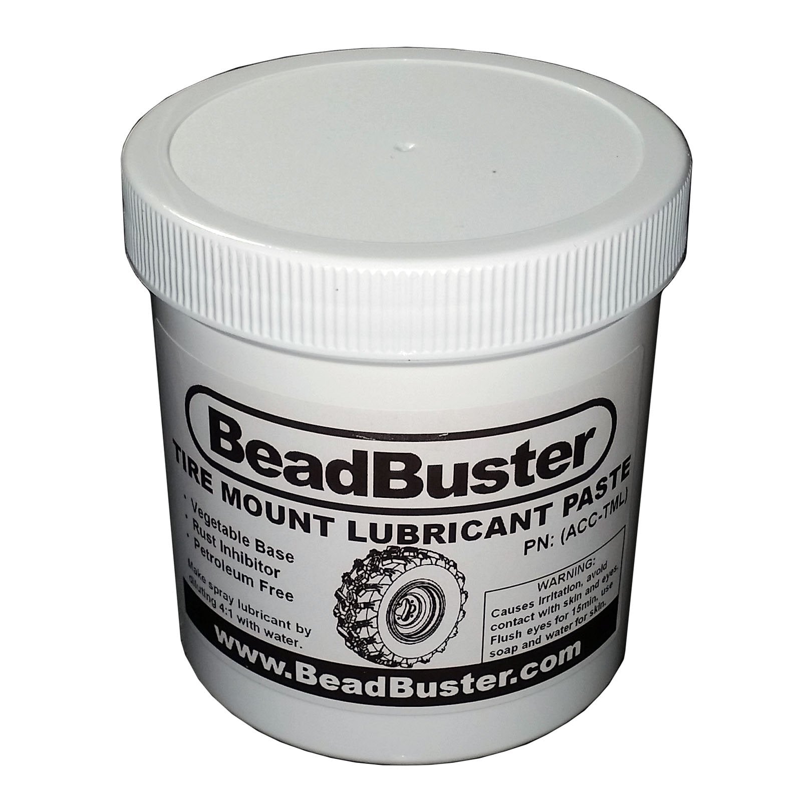BeadBuster front label on 16 oz jar showing product name and benefits