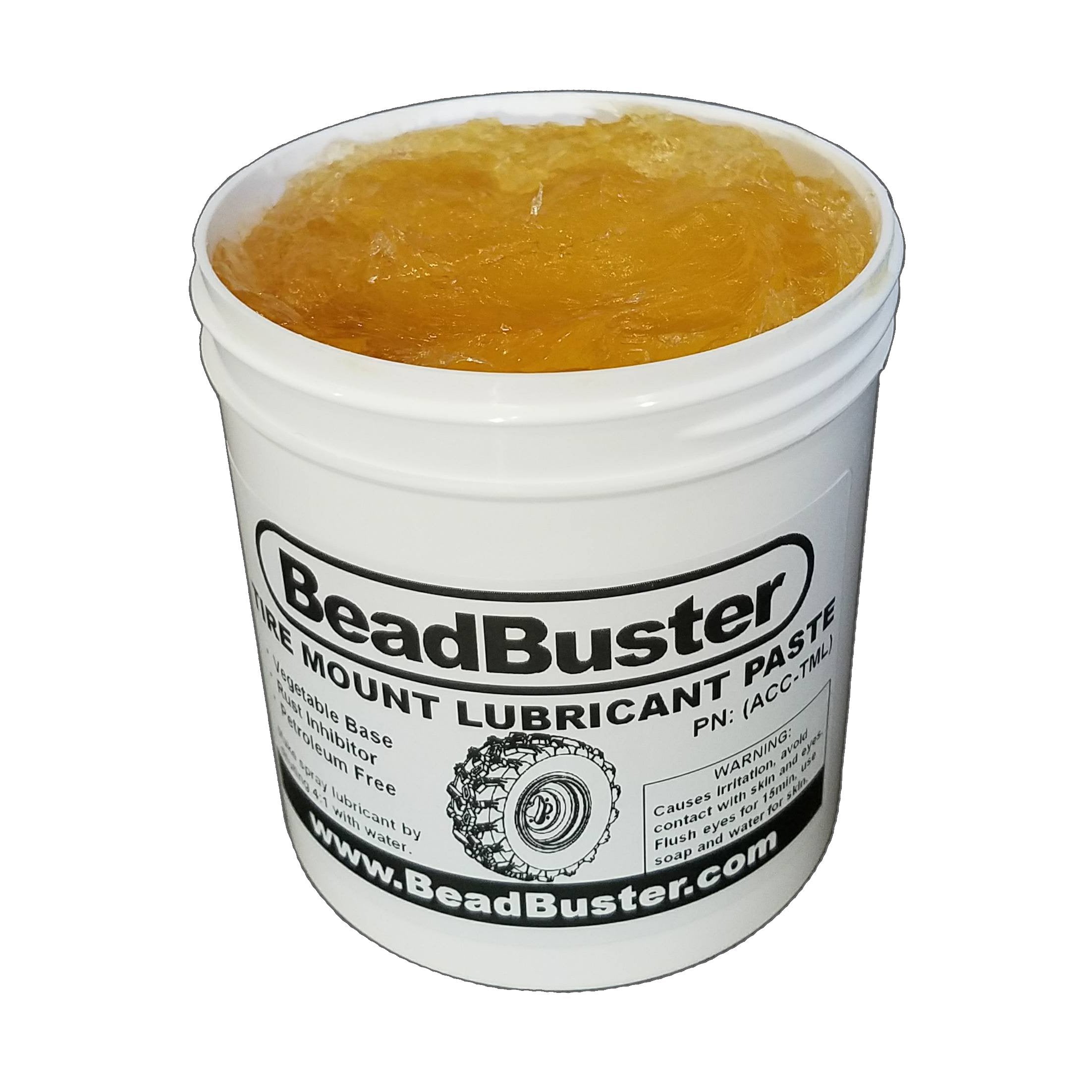 BeadBuster paste close-up on tire bead aiding easier mounting