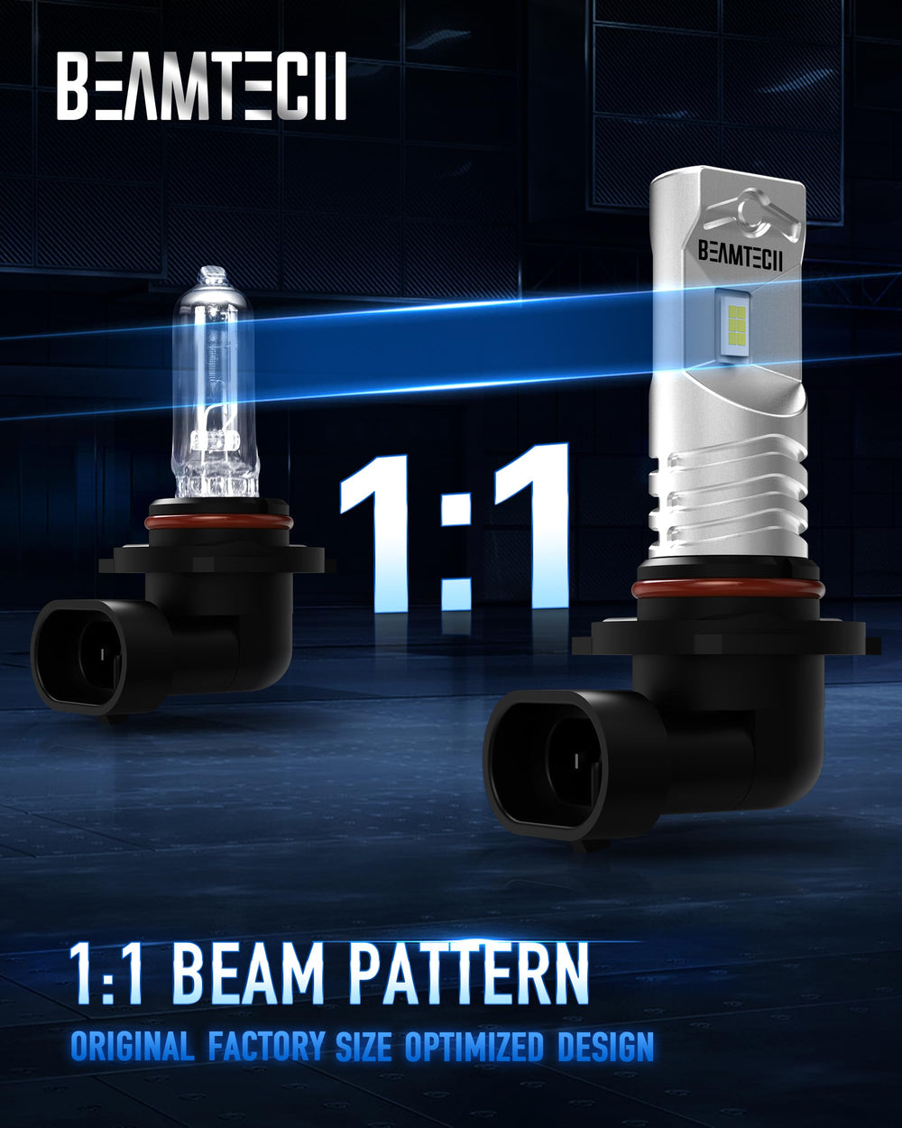 BEAMTECH aluminum heat sink detail, fast heat dissipation for longer life