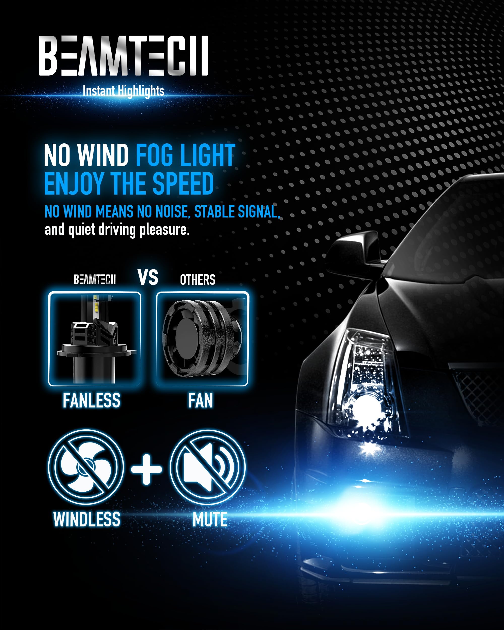 BEAMTECH aluminum shell detail highlighting fast heat dissipation benefit