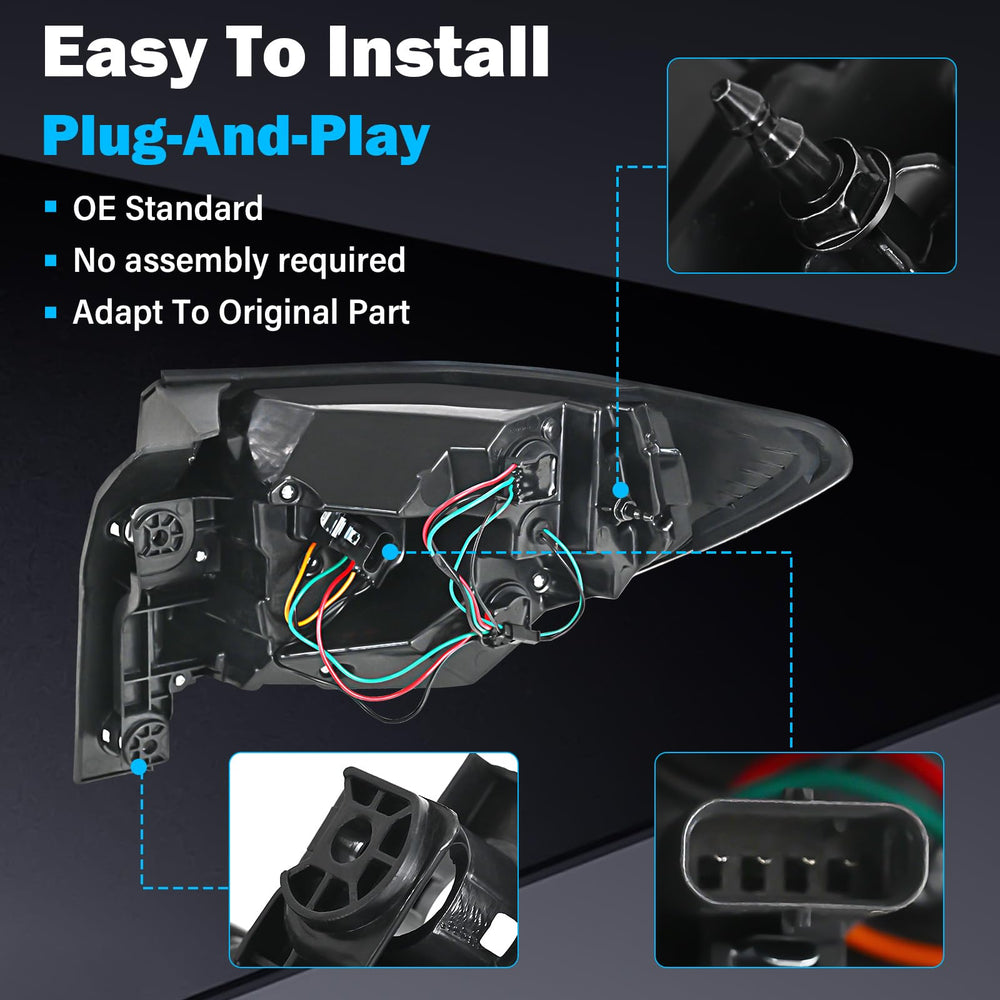 BeamTrack included bulb and harness detail showing ready-to-install convenience