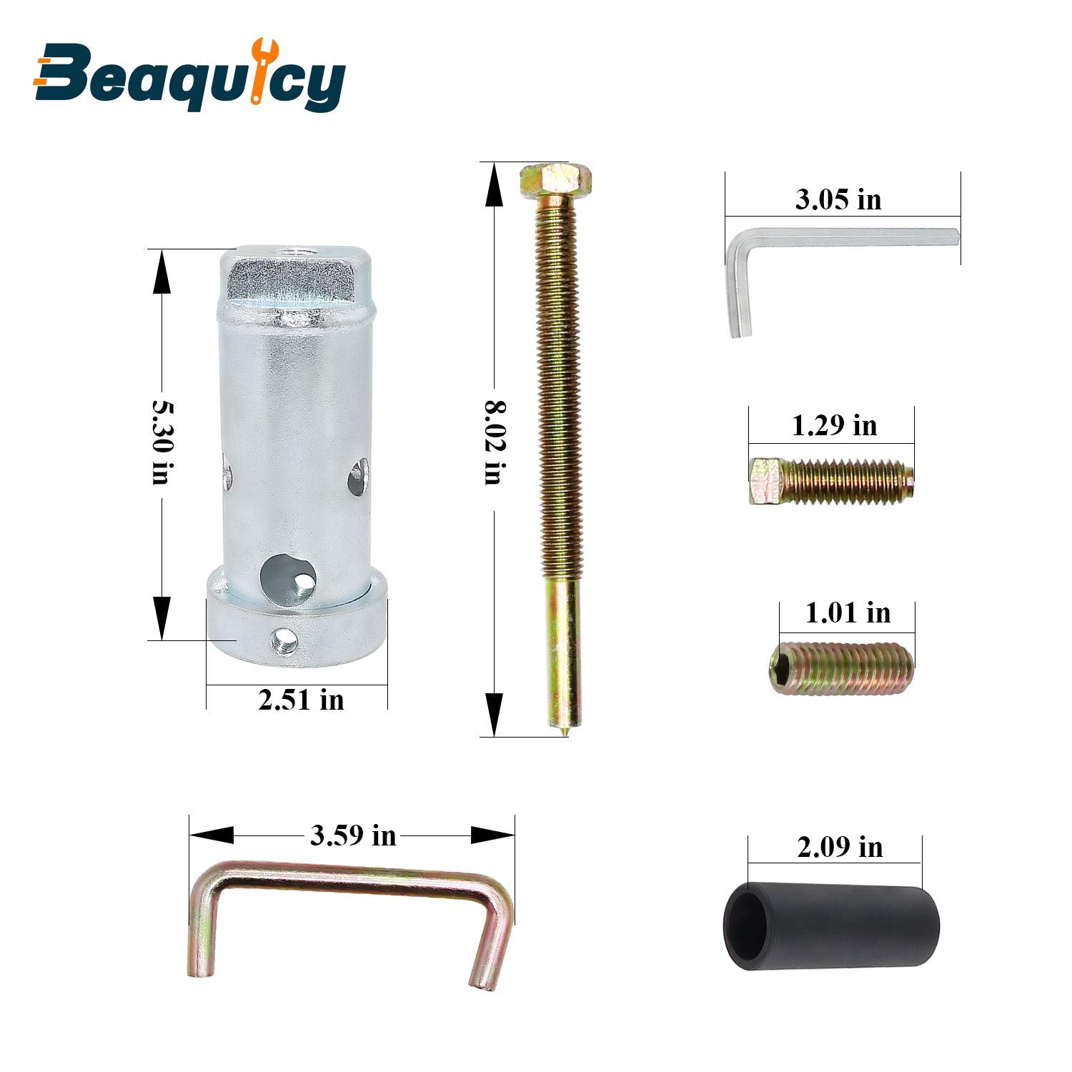 Beaquicy puller in use removing blower wheel showing controlled extraction