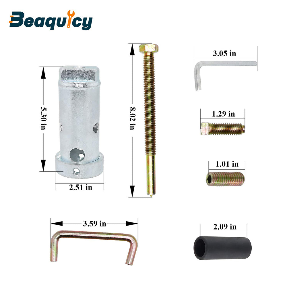 Beaquicy puller in use removing blower wheel showing controlled extraction