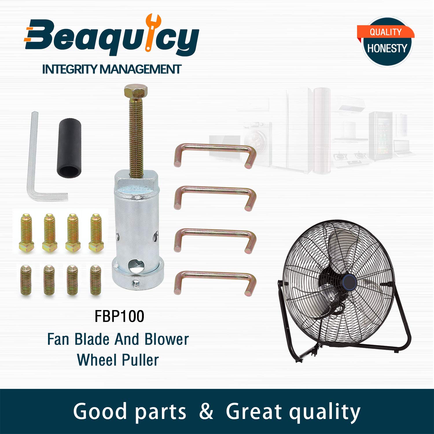 Beaquicy packaged kit overhead with components for convenient on‑site use