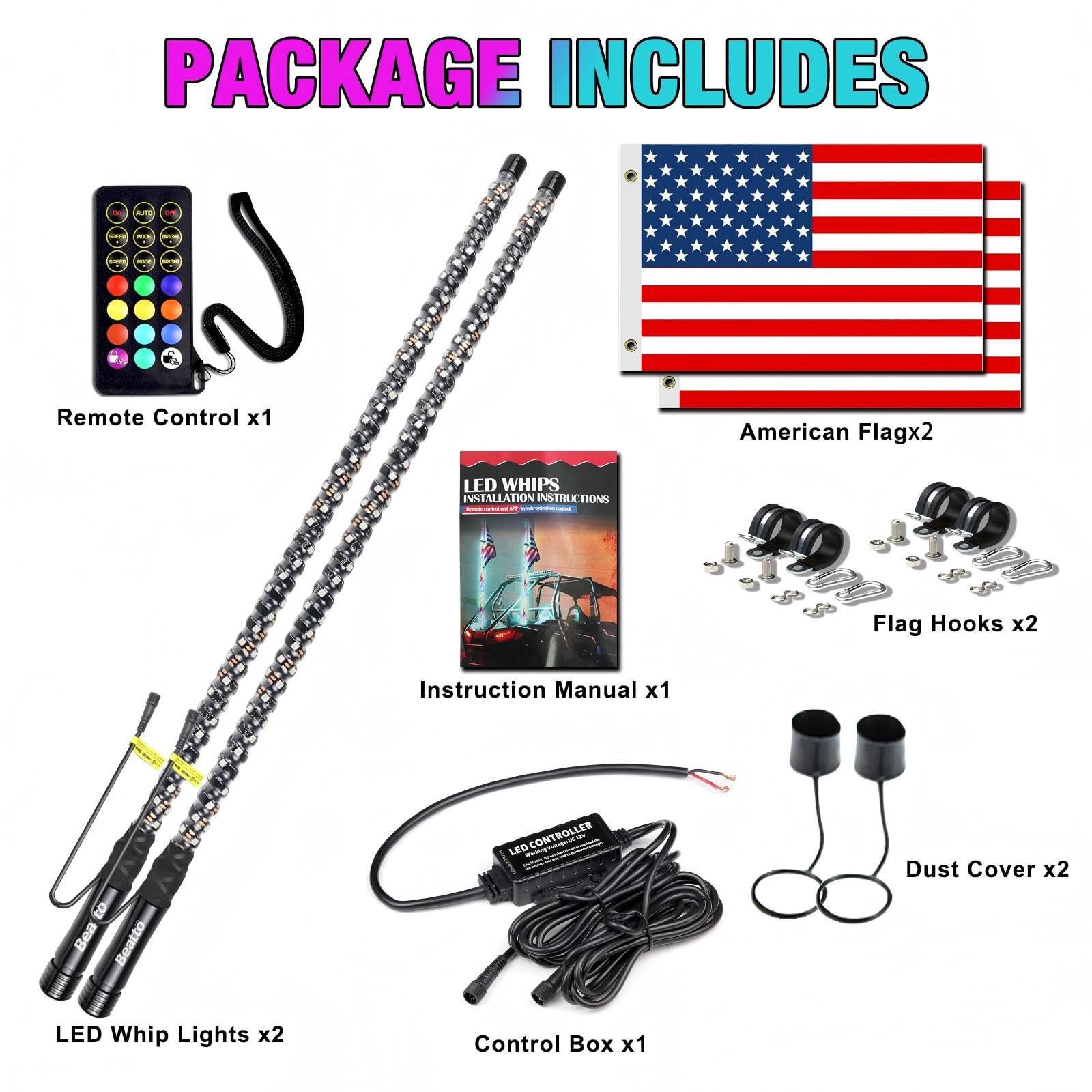 Beatto night scene showcasing synchronized RGB effects for eye-catching appeal