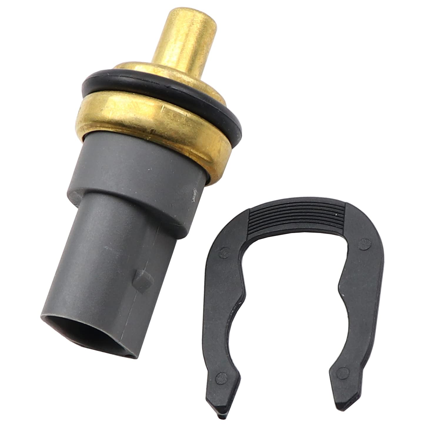 Beck/Arnley front view of temperature sensor showing compact OE fit benefit
