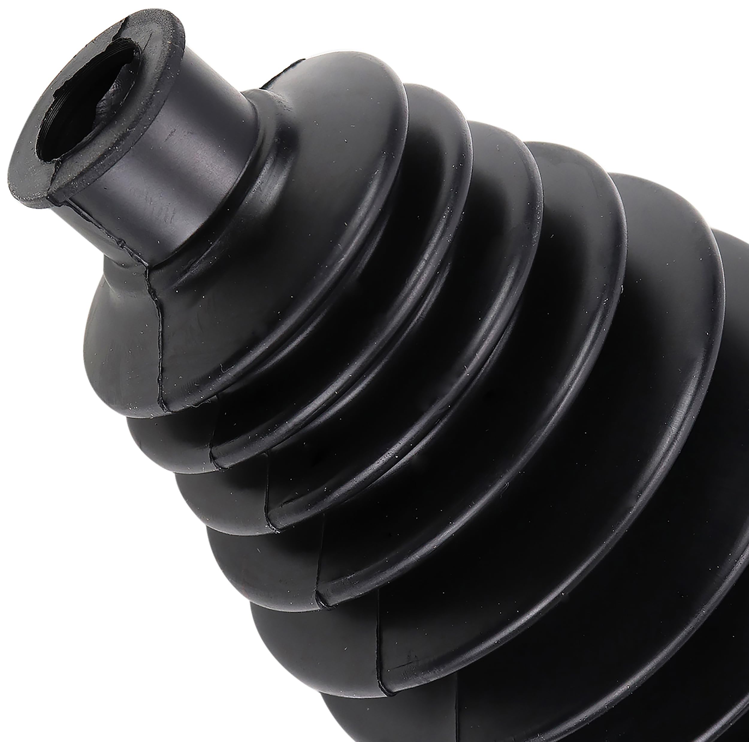 Beck/Arnley boot installed on steering rack showing protective-seal benefit