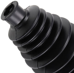 Beck/Arnley boot installed on steering rack showing protective-seal benefit