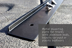 Close-up of Bed Buddi hook tip showing sturdy grab for straps