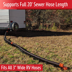 Beech Lane clip-on accessory feet close-up demonstrating added stability on uneven ground
