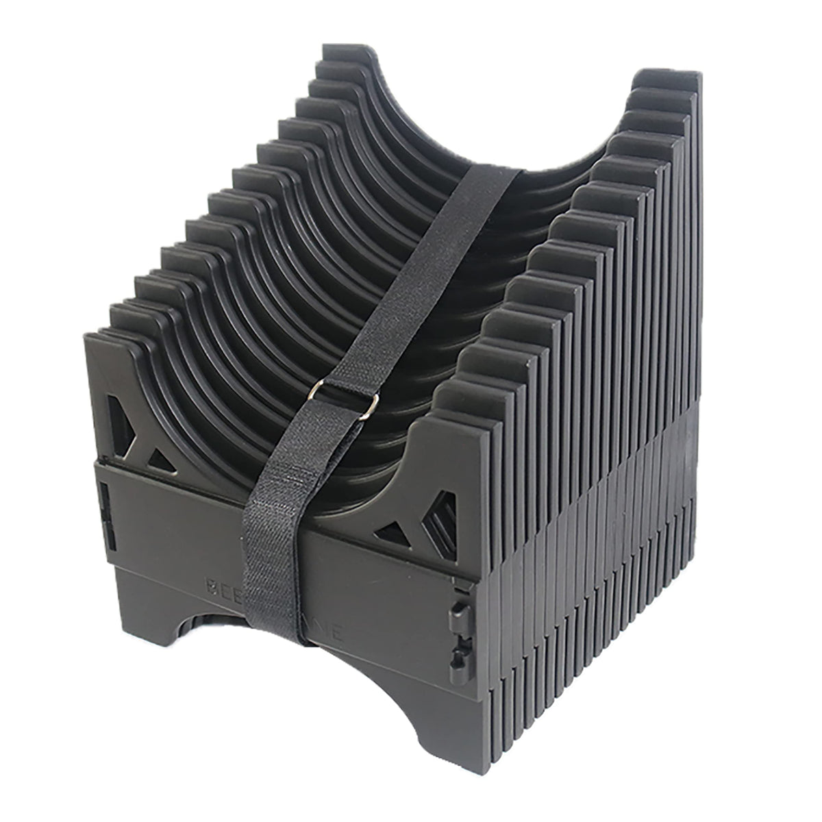 Beech Lane assembled support front view showing organized hose placement and reliable drainage