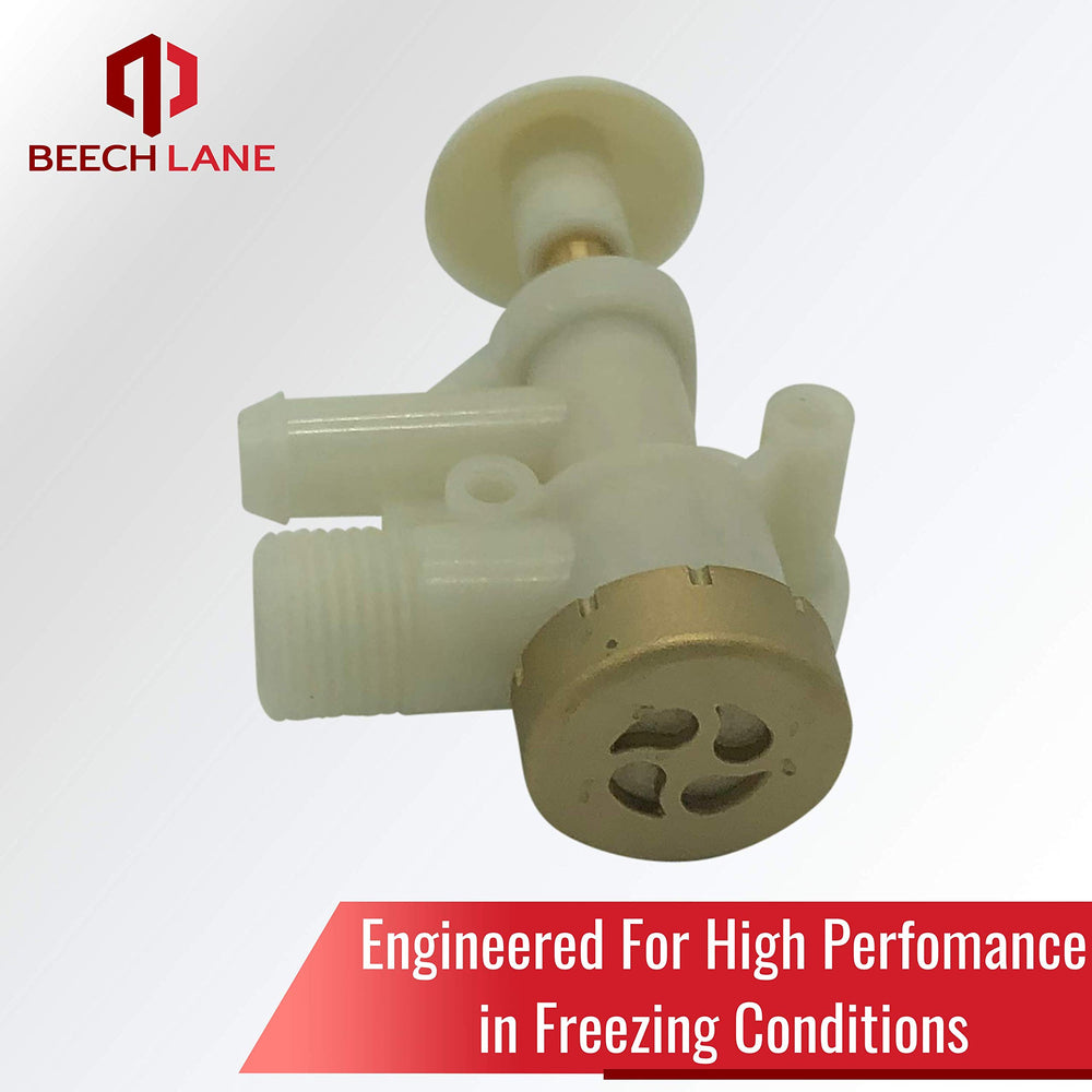 Beech Lane valve installed in a Dometic toilet demonstrating easy installation benefit