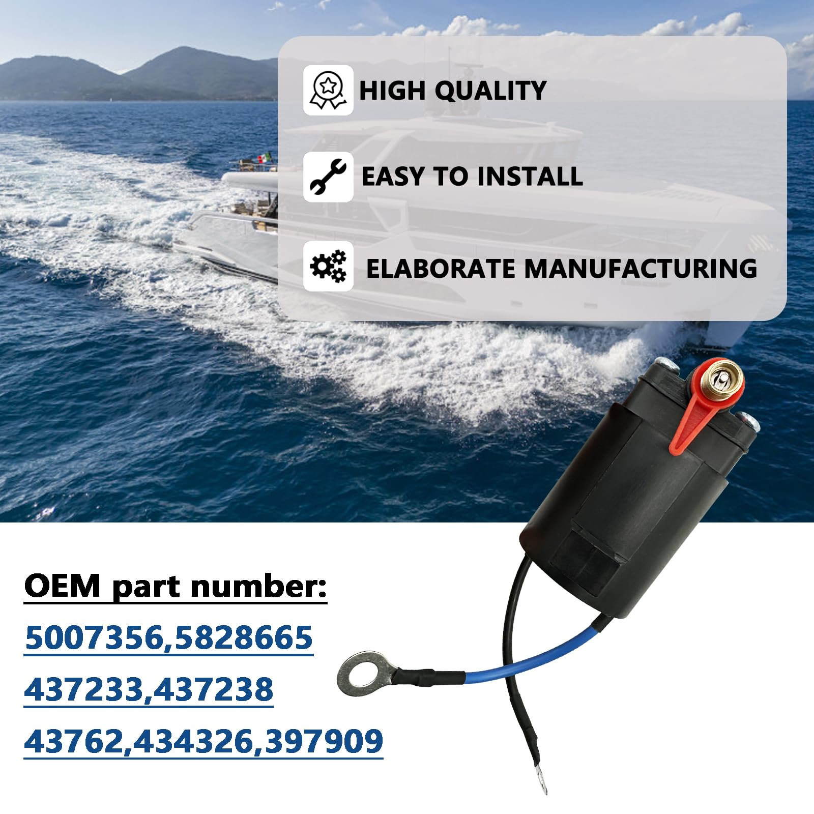 Beefento primer choke solenoid mounted on outboard demonstrating correct installation benefit