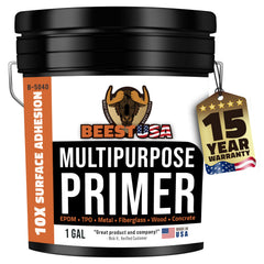 BEEST primer front gallon showing product and coverage benefit