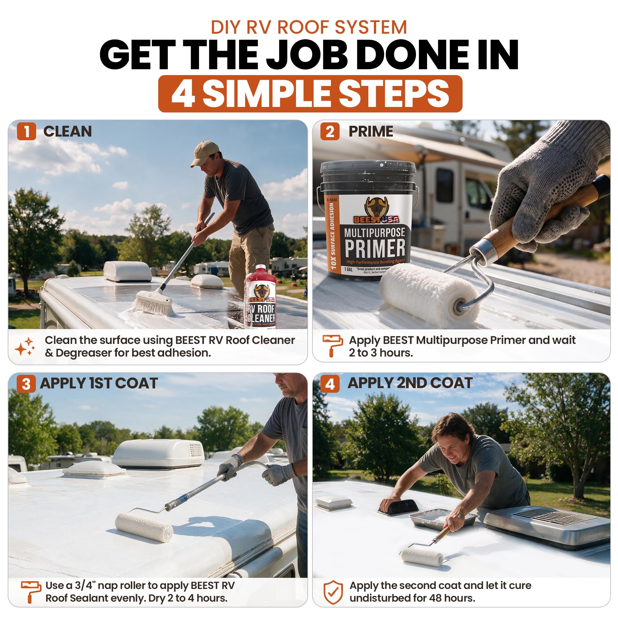 BEEST being sprayed onto a roof illustrating fast, even application benefit