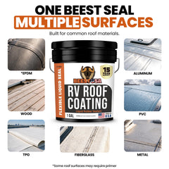 BEEST brush stroke texture showing thick elastomeric membrane benefit