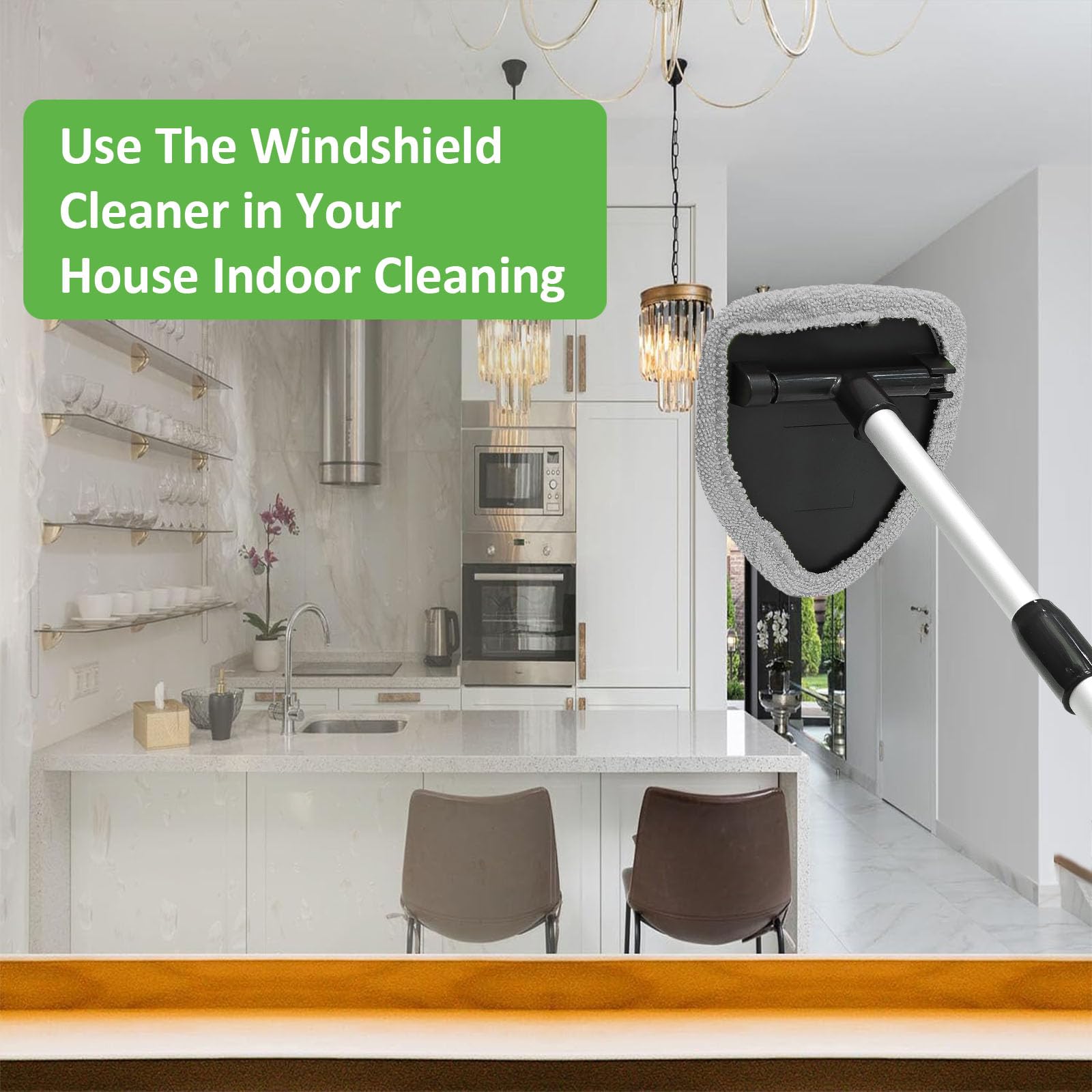 Beieverluck product beside a hand to show size and ergonomic handling
