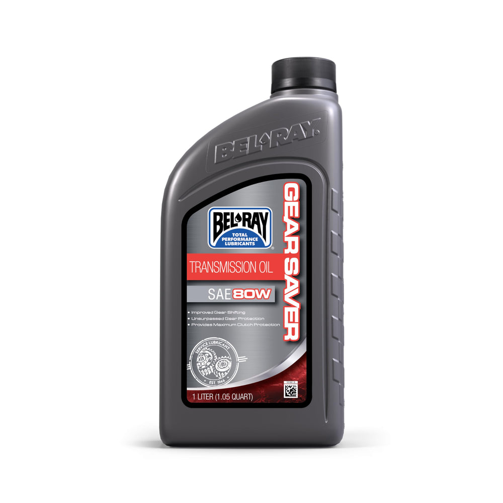 Bel-Ray Gear Saver front label showing product name and benefits