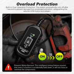 BELEY BT10 close-up of rocker switch and LED indicator for intuitive operation
