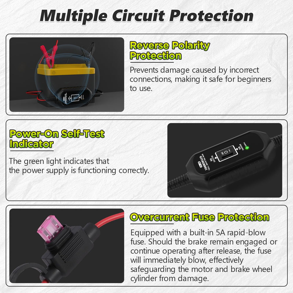BELEY BT10 fast-blow fuse with two spare fuses for reliable circuit protection