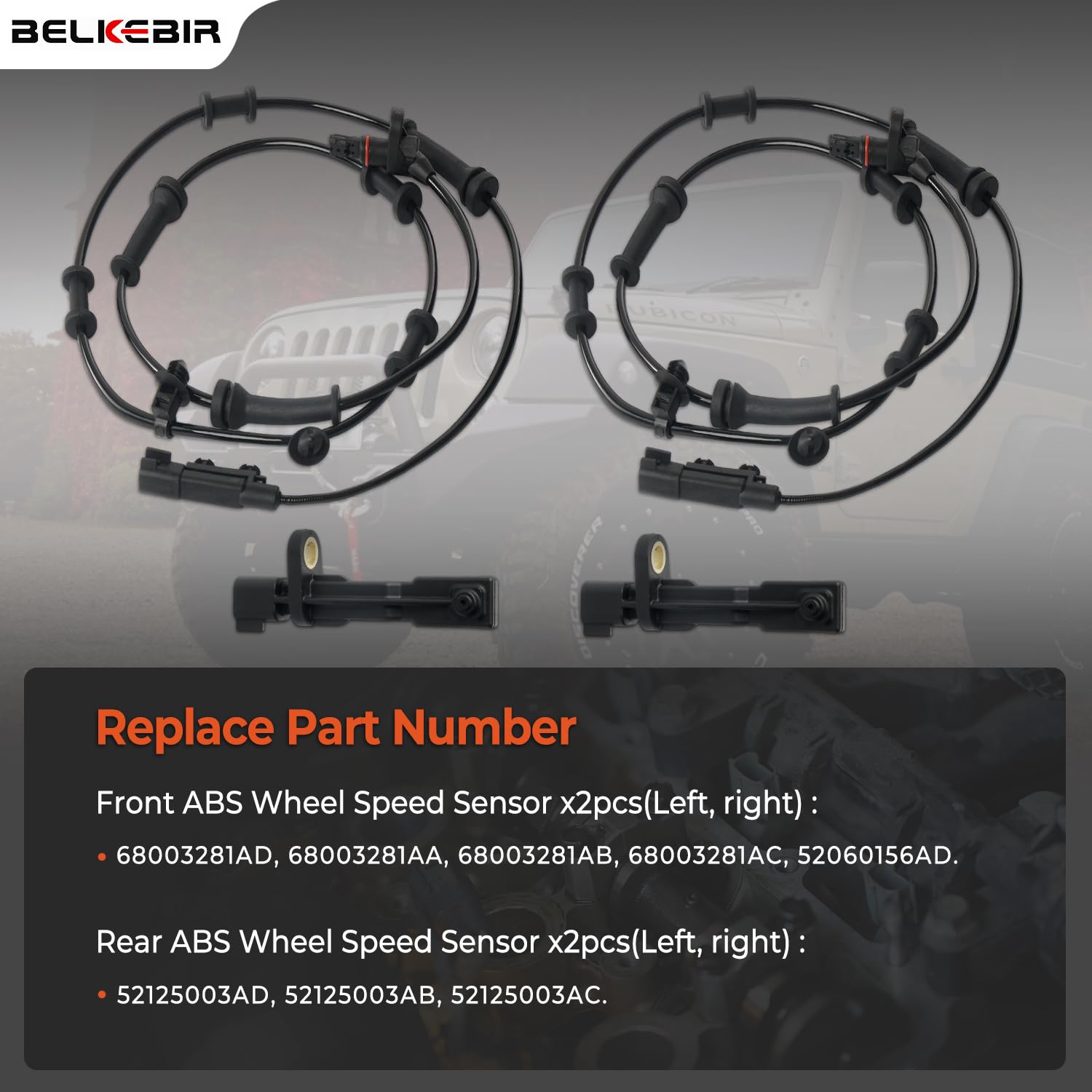 BELKEBIR cable strain-relief detail demonstrating durability benefit