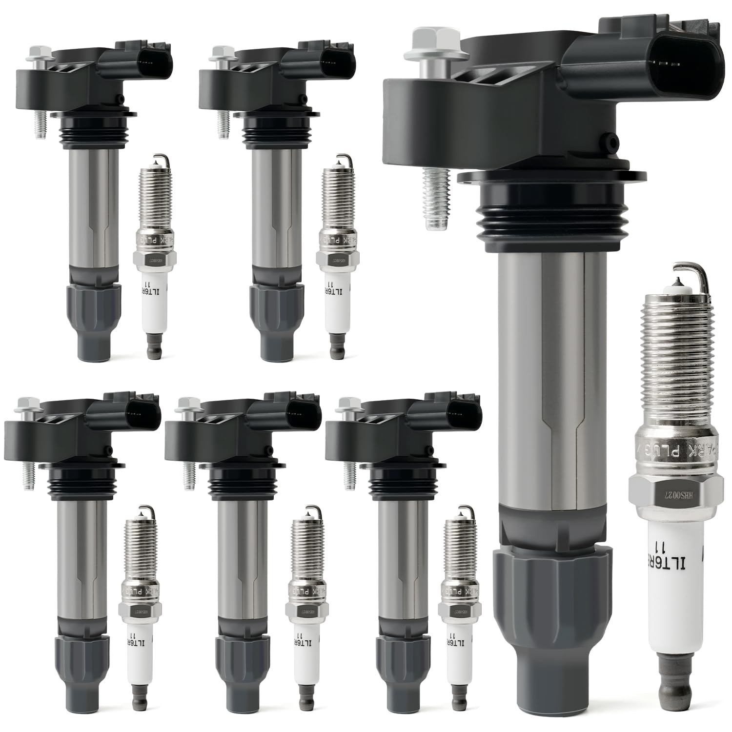 BELKEBIR front packaging showing full 6-piece kit and clear fitment labeling for quick identification