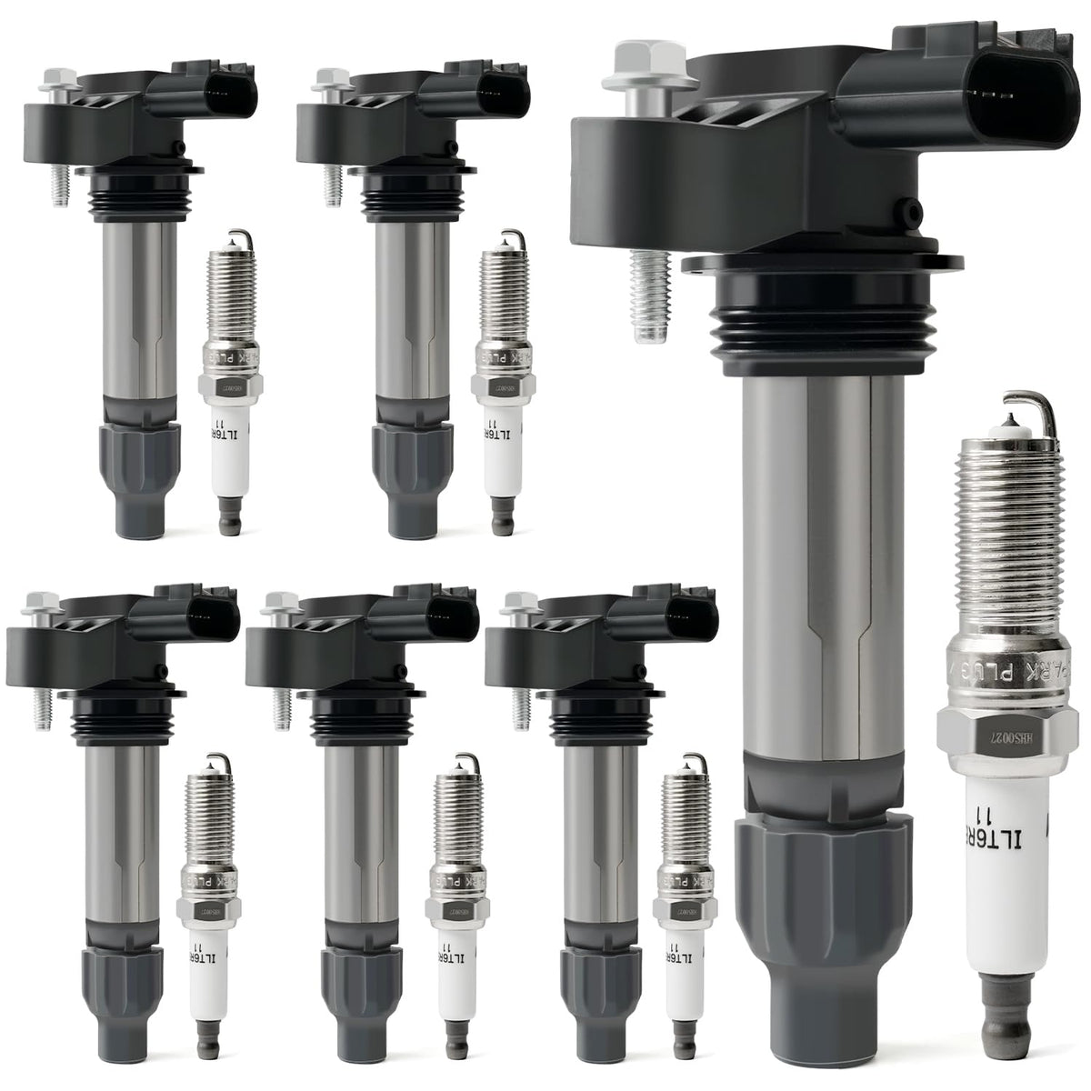 BELKEBIR front packaging showing full 6-piece kit and clear fitment labeling for quick identification
