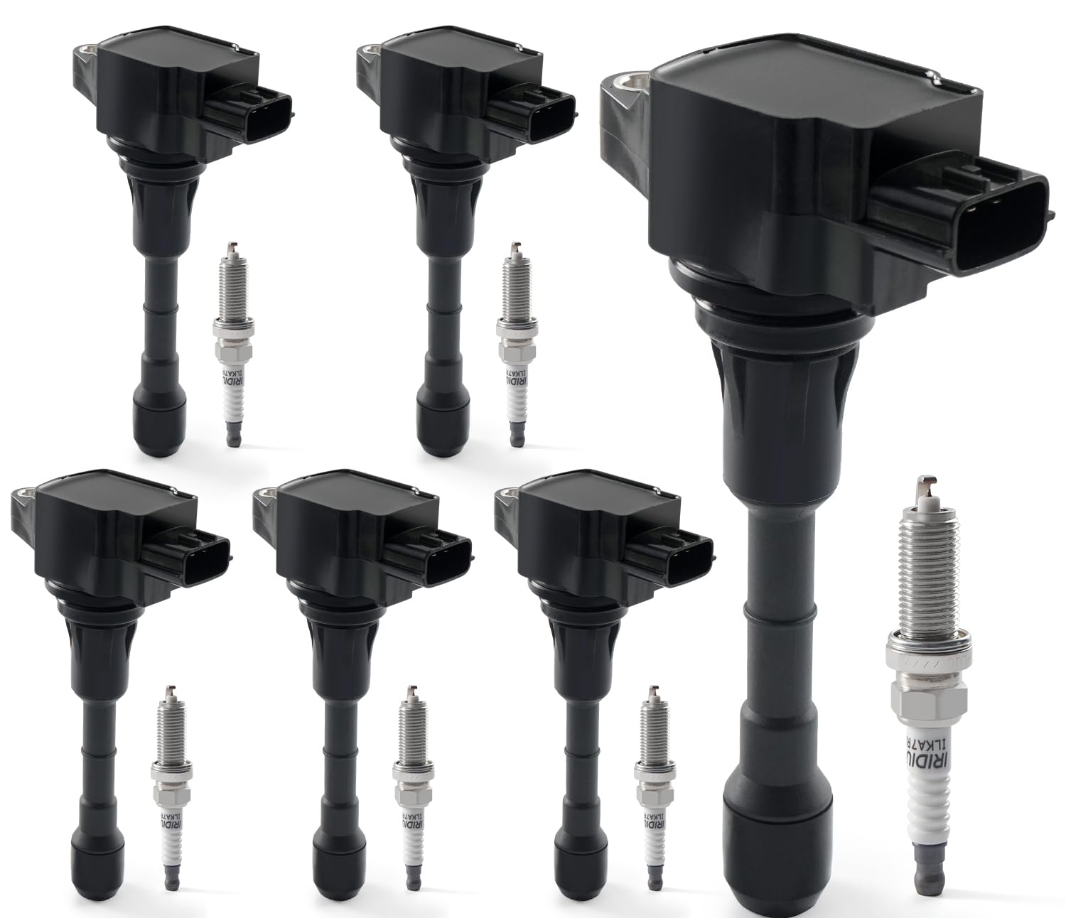 BELKEBIR front packaging showing full six-coil and plug kit for 3.5L V6 convenience