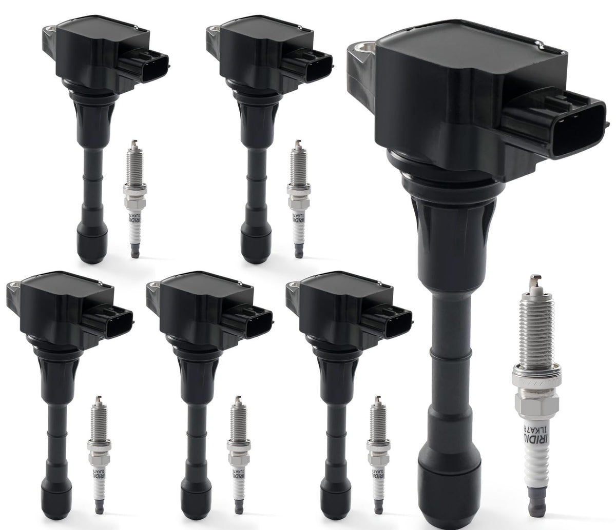 BELKEBIR front packaging showing full six-coil and plug kit for 3.5L V6 convenience