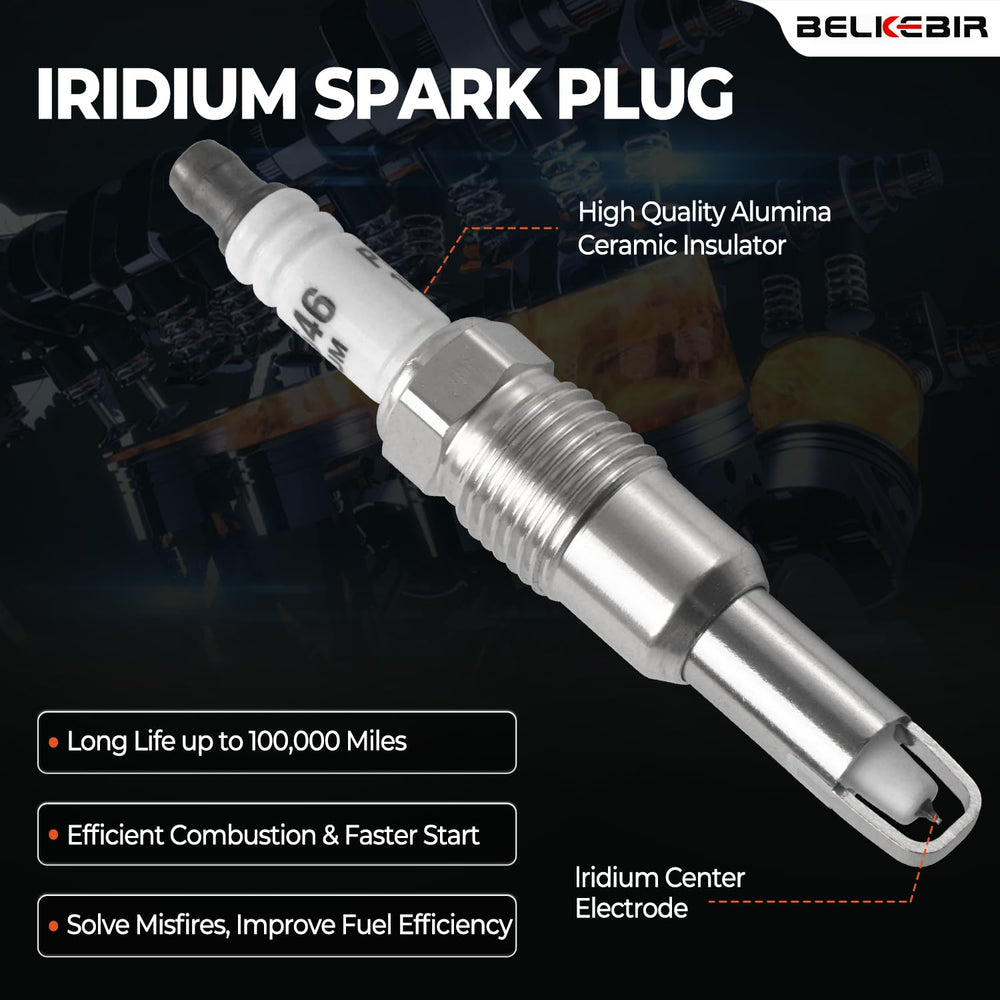 BELKEBIR coil pack installed in a 5.4L V8 engine bay improving ignition reliability