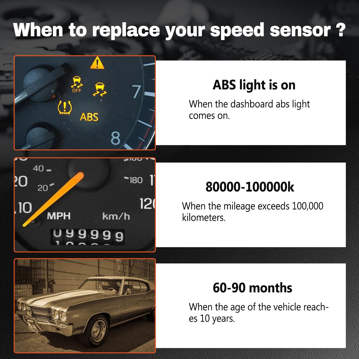 BELKEBIR packaging and label showing included rear left and right sensors