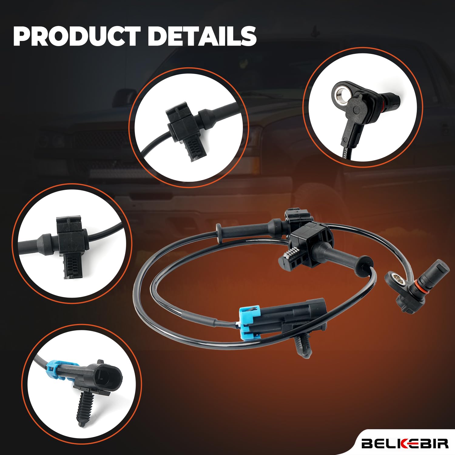 BELKEBIR sensor connector plug-face matching factory socket for plug-and-play replacement