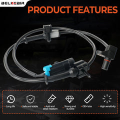 BELKEBIR sensor cable and length shown for correct reach and easy routing