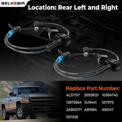 BELKEBIR sensor wiring harness detail with durable boot to resist corrosion and flexing