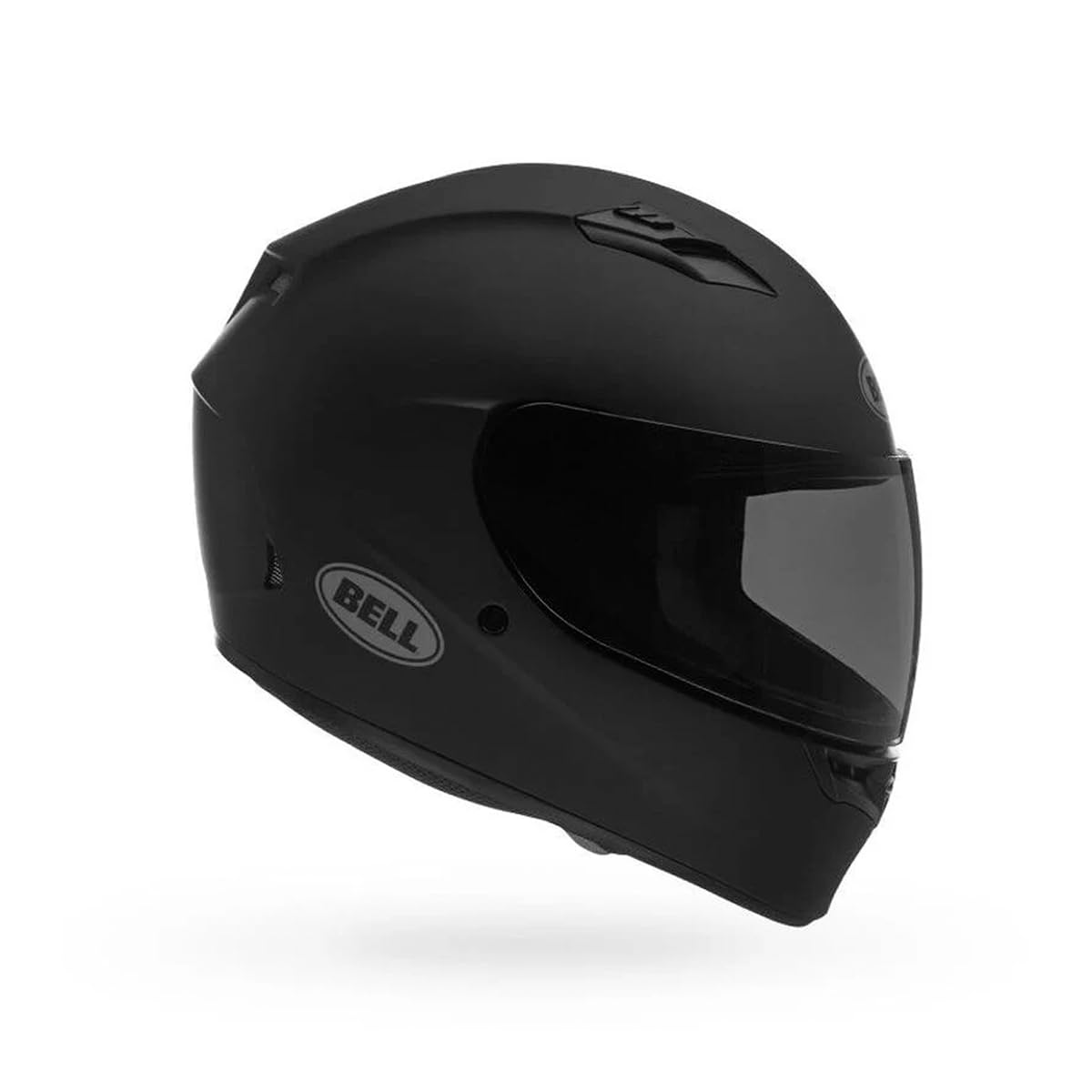 BELL Qualifier front view matte black showing full-face coverage and neutral style benefit