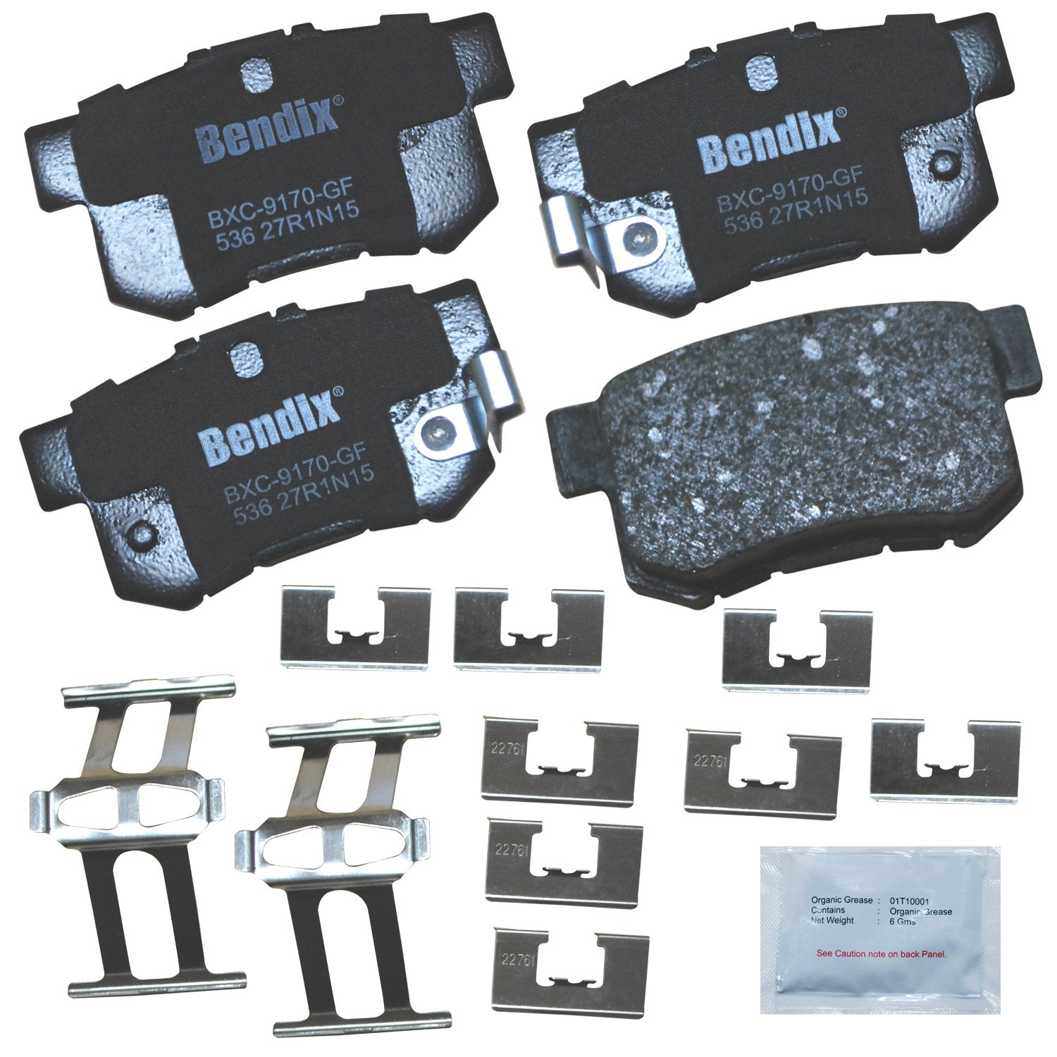 Bendix Priority1 front packaging showing product and model information for easy identification