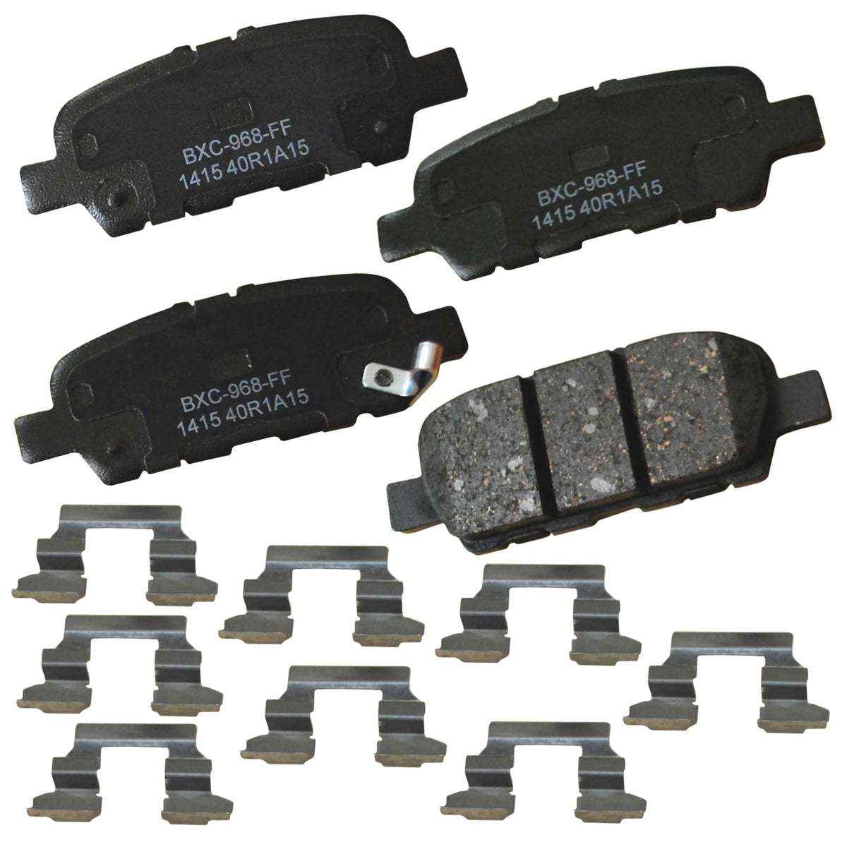 Bendix front packaging showing part SBC1415 and clear fit information for buyers