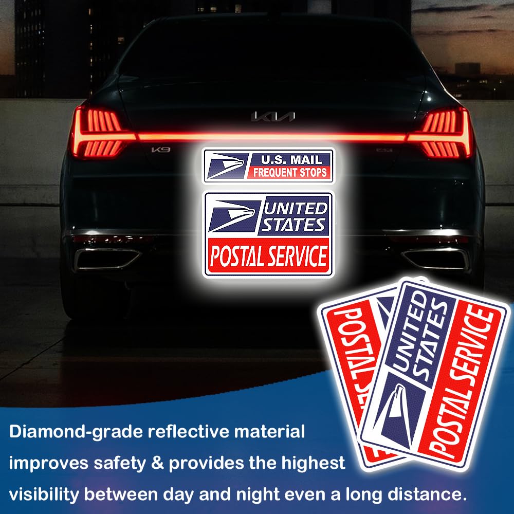 BENEKIY reflective signs at night improving driver recognition