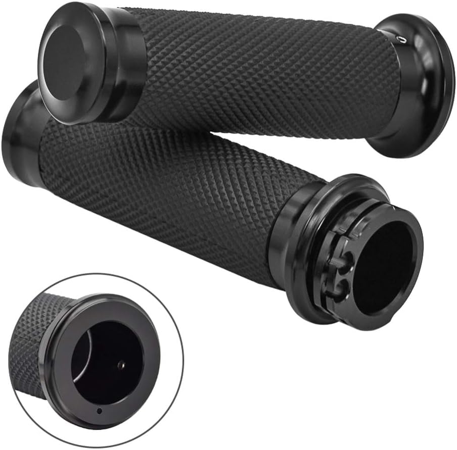 Benlari front view of grips showing profile and fit for easy replacement
